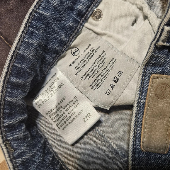 Adriano Goldschmied AG The High-Rise Stevie Ankle Jean Women's Size 27R Blue - Picture 9 of 9